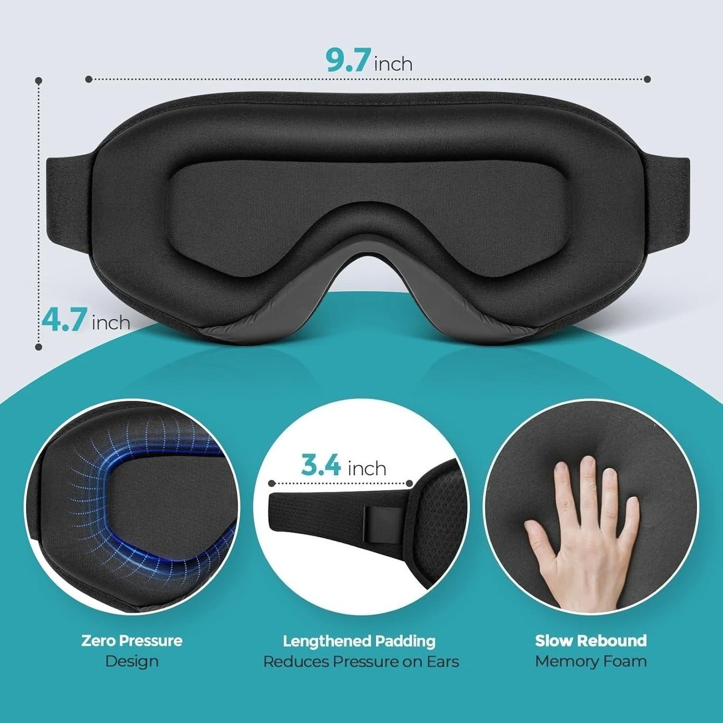 Silkvana 100% Pure Mulberry Silk Eye Mask for Comfortable Rest 2