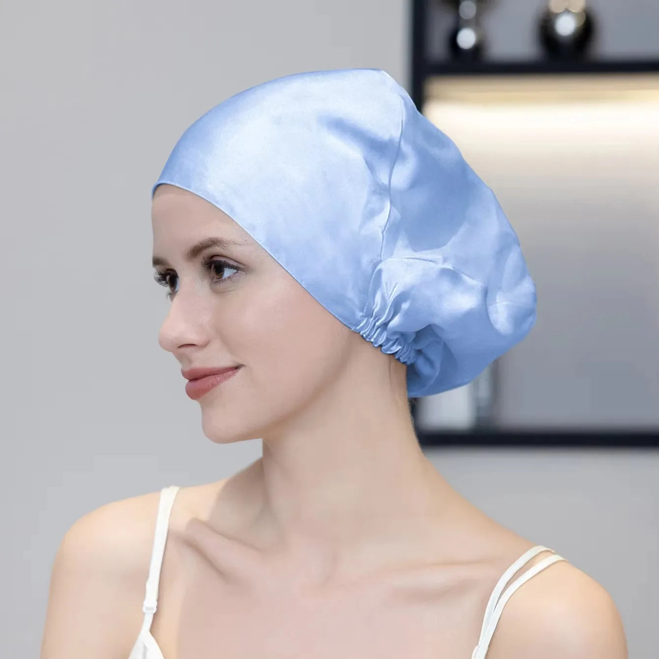 Silkvana 100% Pure Mulberry Silk Hair Bonnet for Curly Hair Care 10