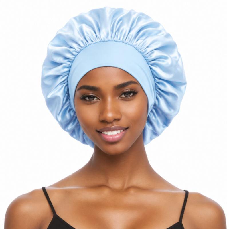 Silkvana Mulberry Silk Bonnet with Elastic Band