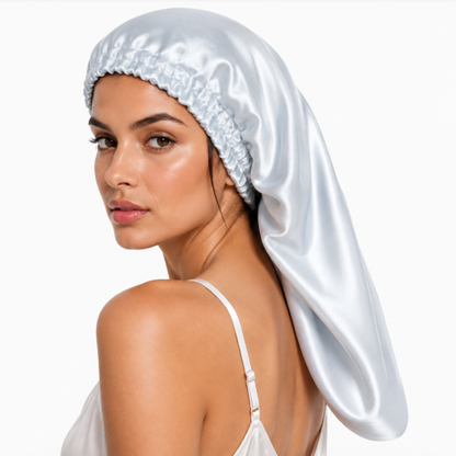 Long Silk Bonnet – For Braids & Volume