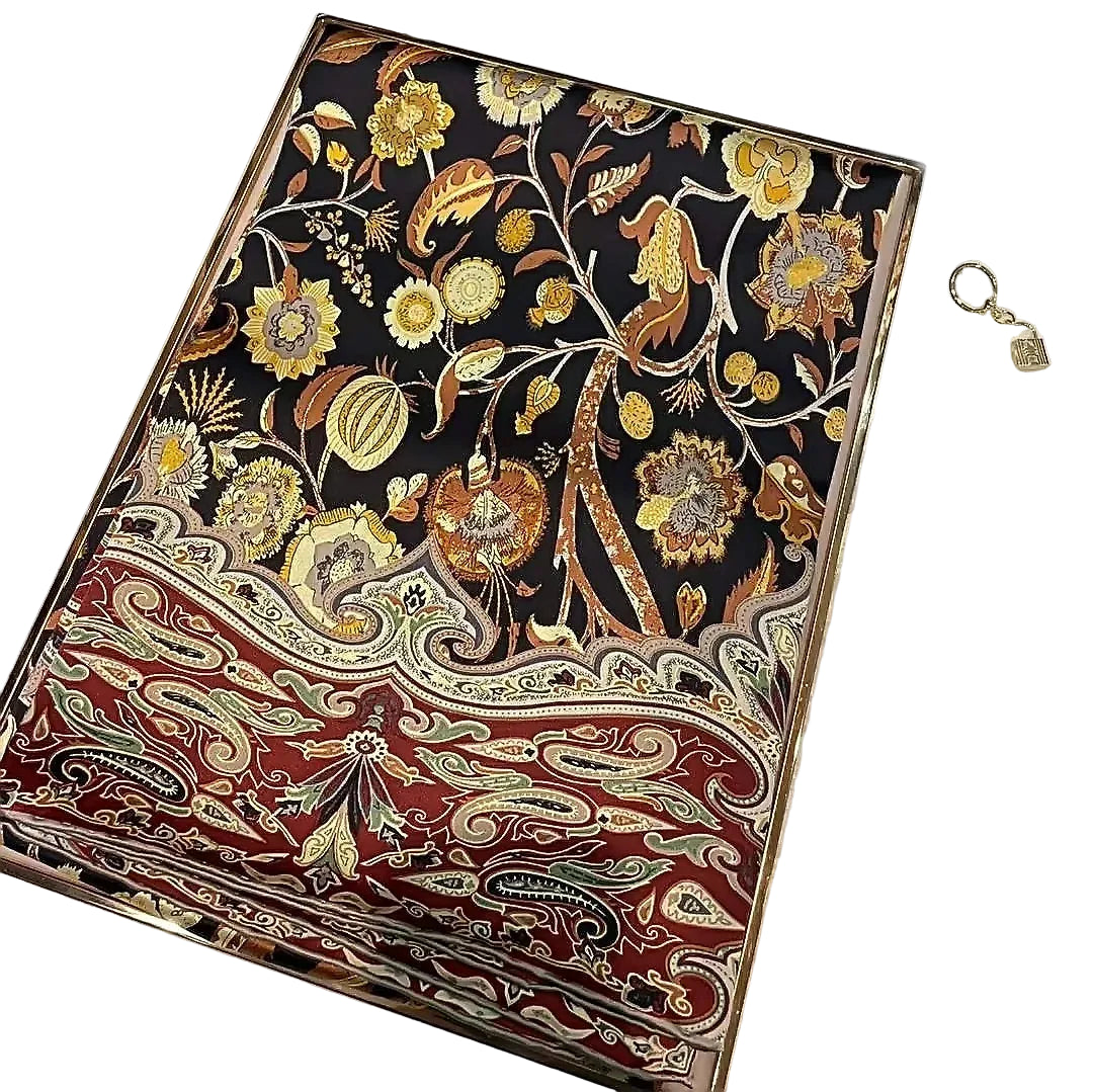 elegant silk scarf breathable and soft texture
