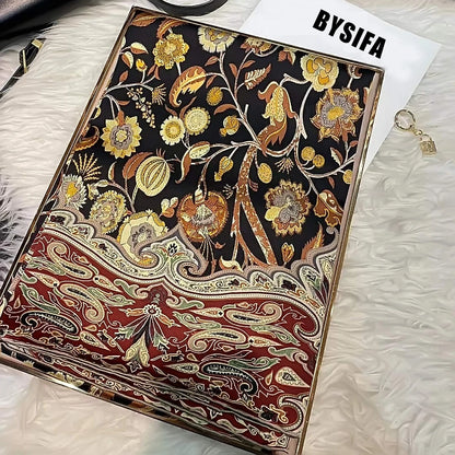 Silk Scarf – Paisley Pattern Chic