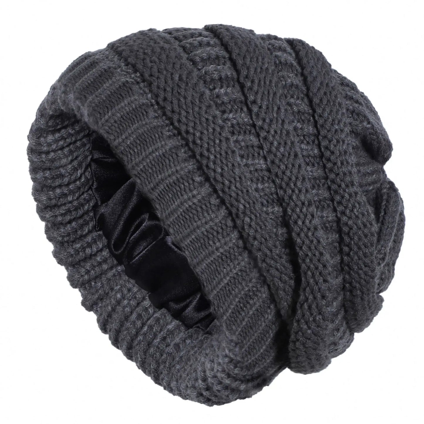 Satin Beanie – Frizz-Free Winter Warmth