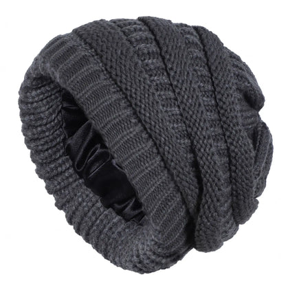 Satin Beanie – Frizz-Free Winter Warmth