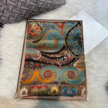 Silk Scarf – Paisley Pattern Chic
