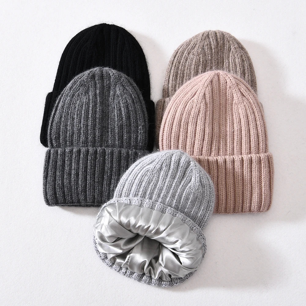 Silk Lined Beanie – Frizz-Free Warmth