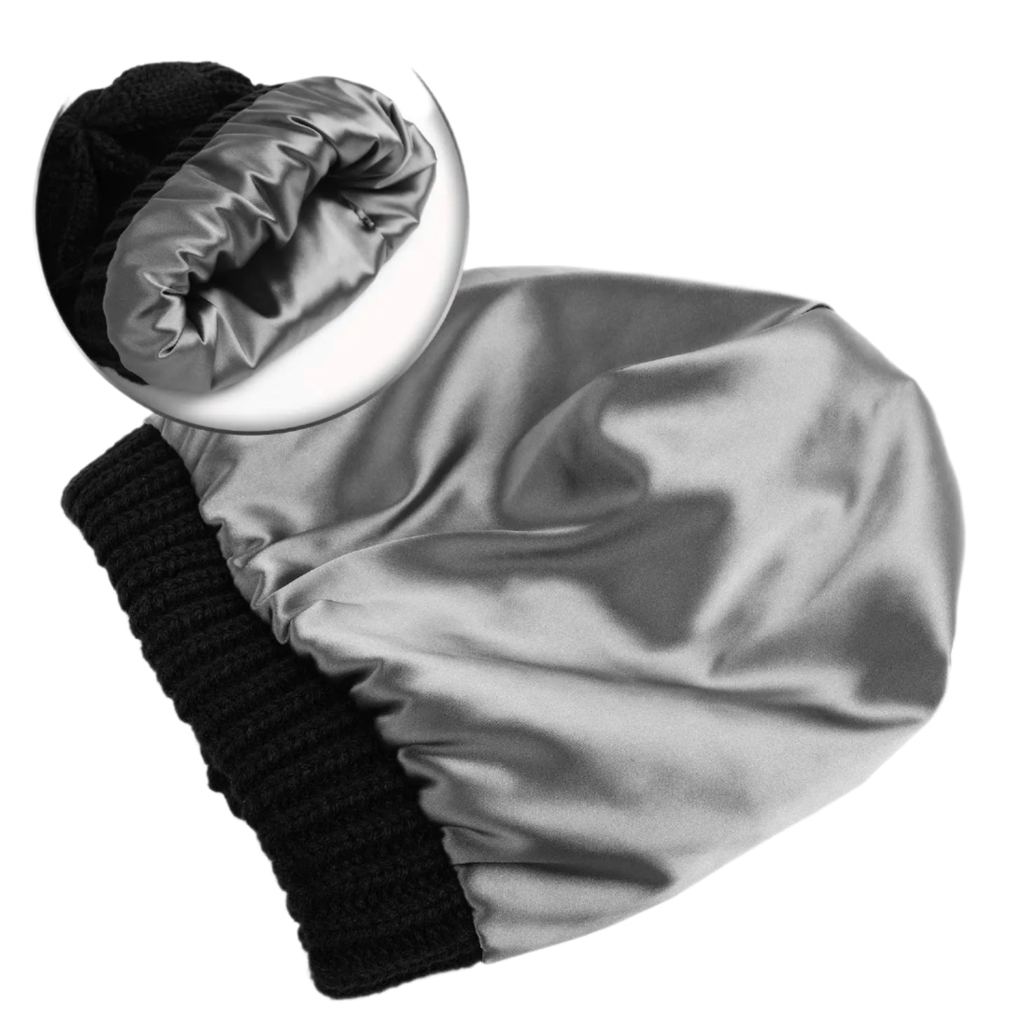 Satin Beanie – Frizz-Free Winter Warmth