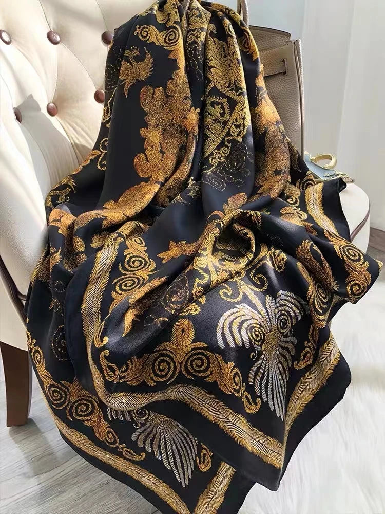 Silk Scarf – Paisley Pattern Chic