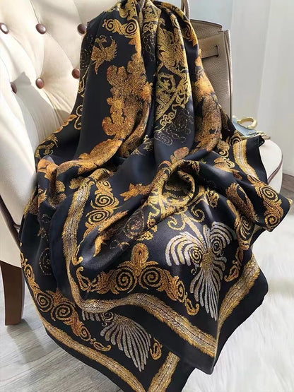 Silk Scarf – Paisley Pattern Chic