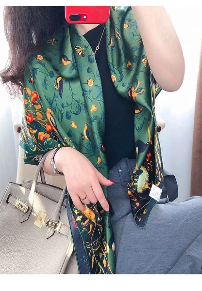 Silk Scarf – Paisley Pattern Chic