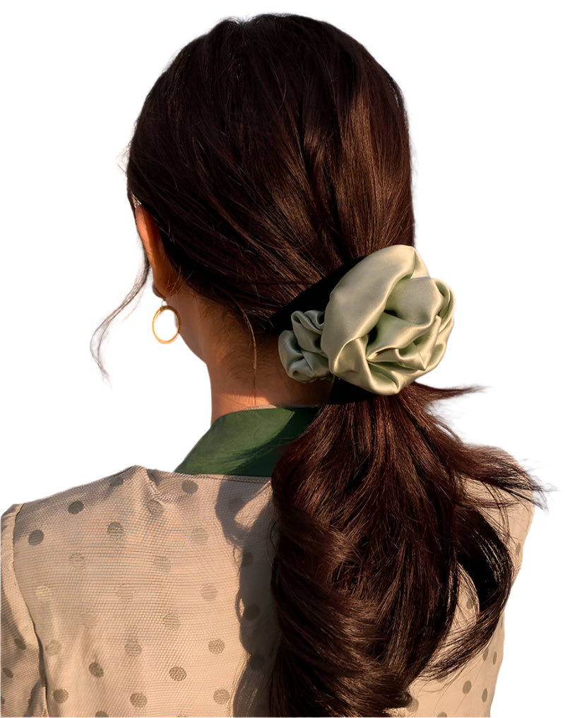 Silk Scrunchies – Vintage Rose Touch