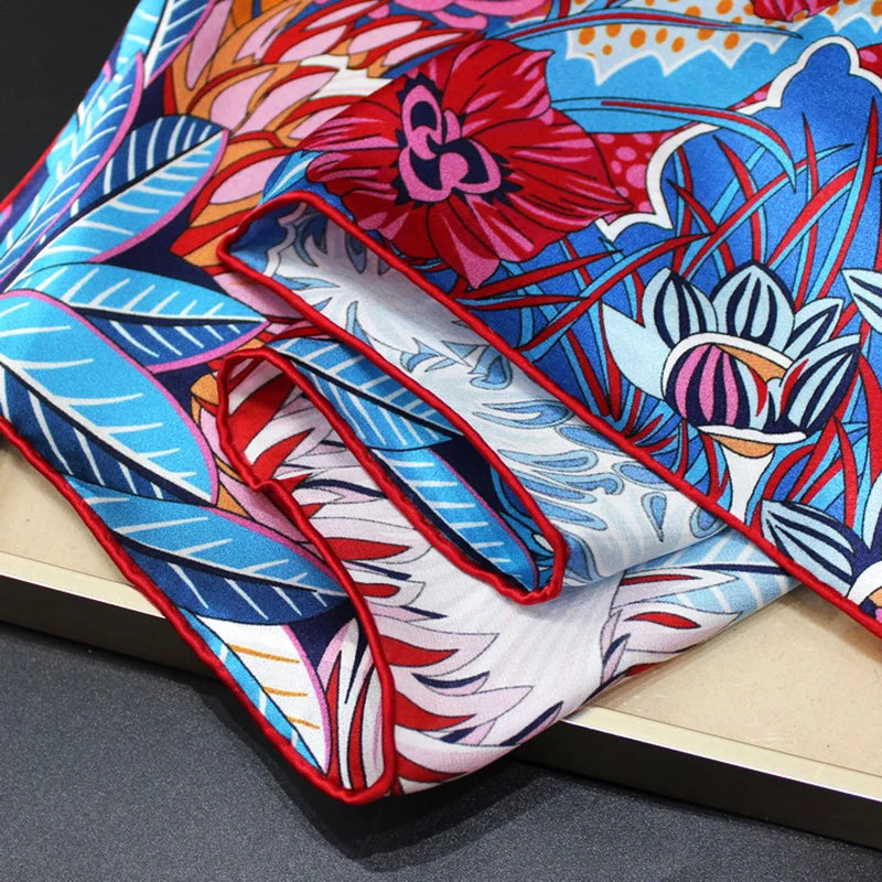 Silk Scarf – Zebra-Inspired Elegance