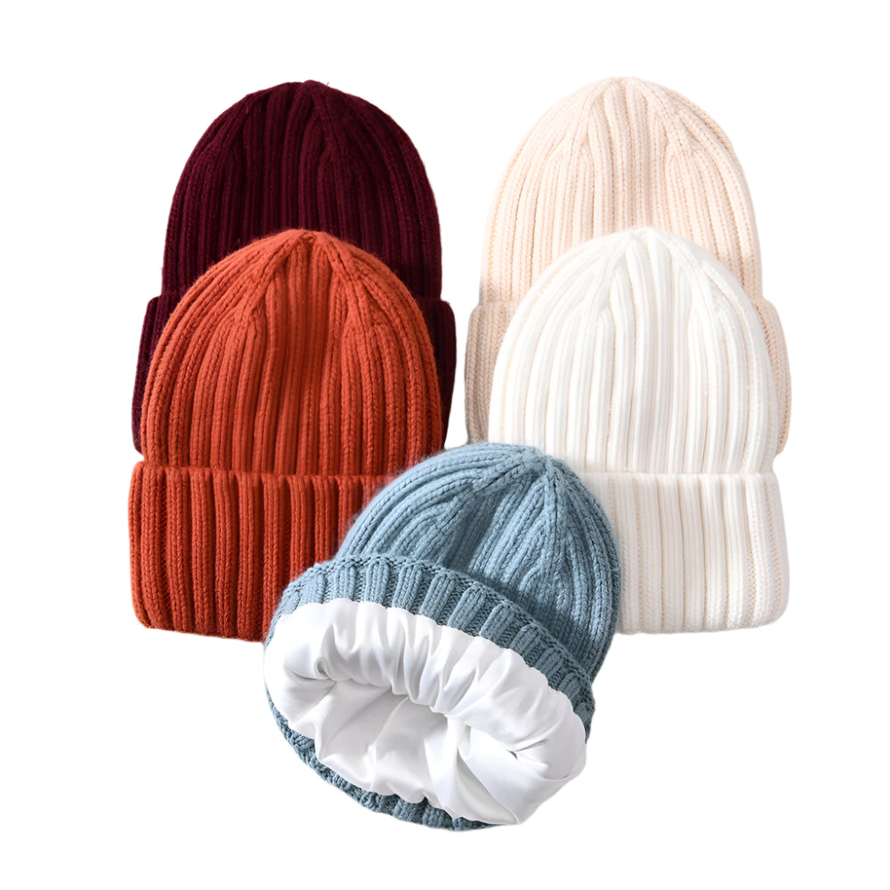Silk Lined Beanie – Frizz-Free Warmth