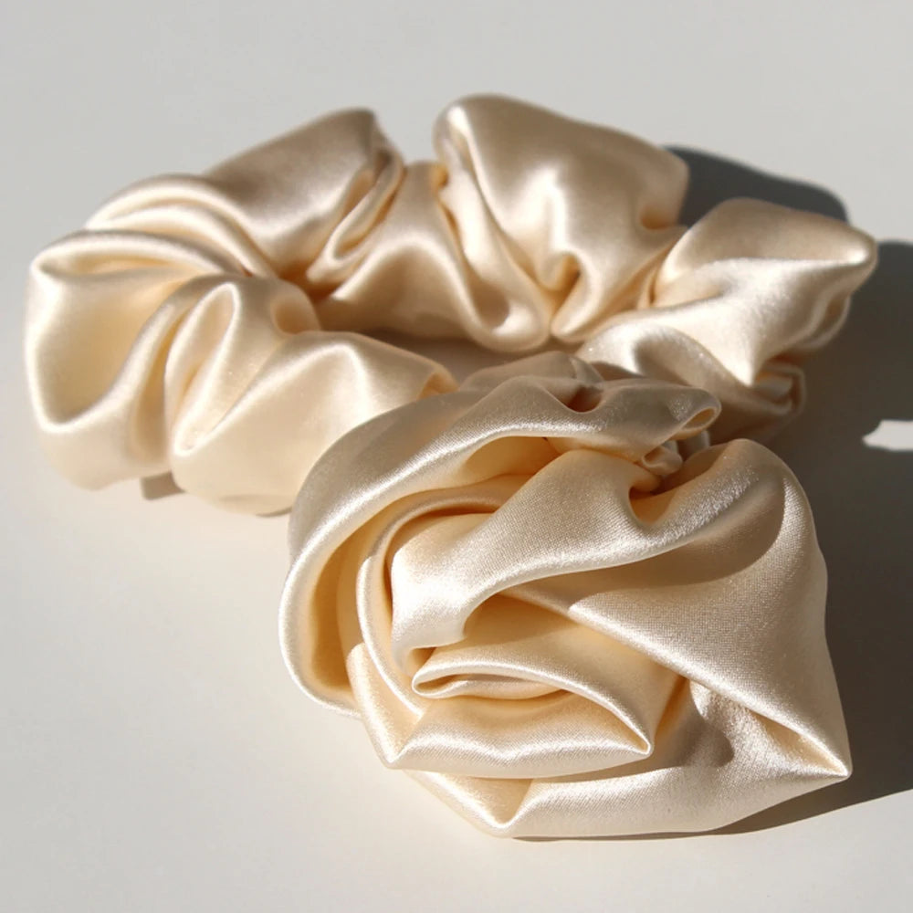 Silk Scrunchies – Vintage Rose Touch