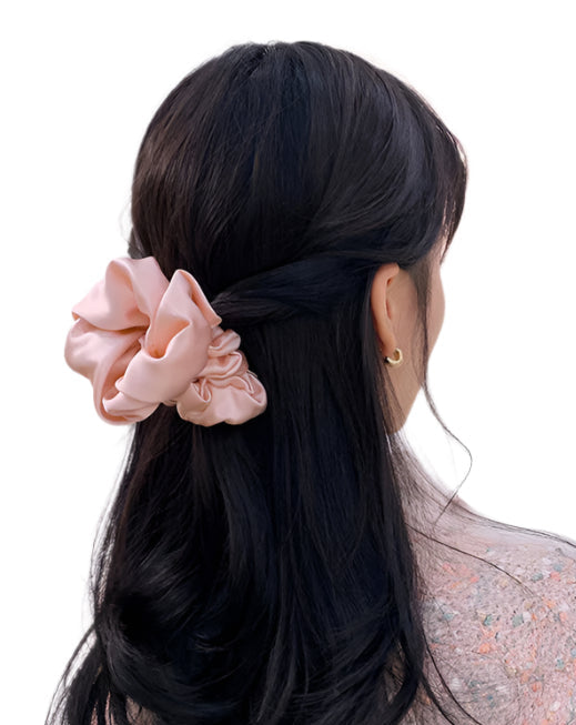 Silk Scrunchies – Vintage Rose Touch