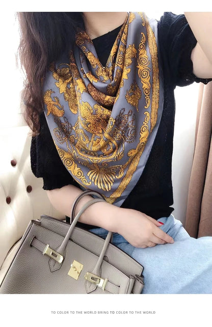 Silk Scarf – Paisley Pattern Chic