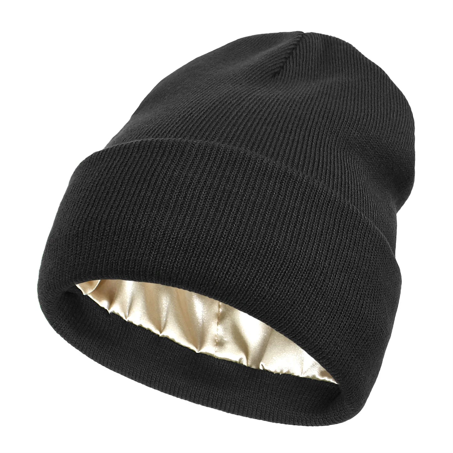 Beanie – Satin Lined for Hair Care