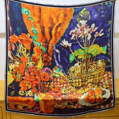 Silk Scarf – Floral Muse Print