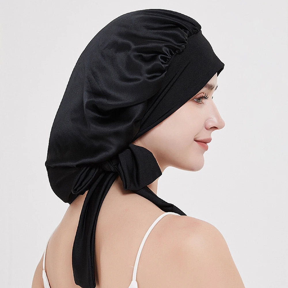 Silk Night Cap – Deep Frizz Control