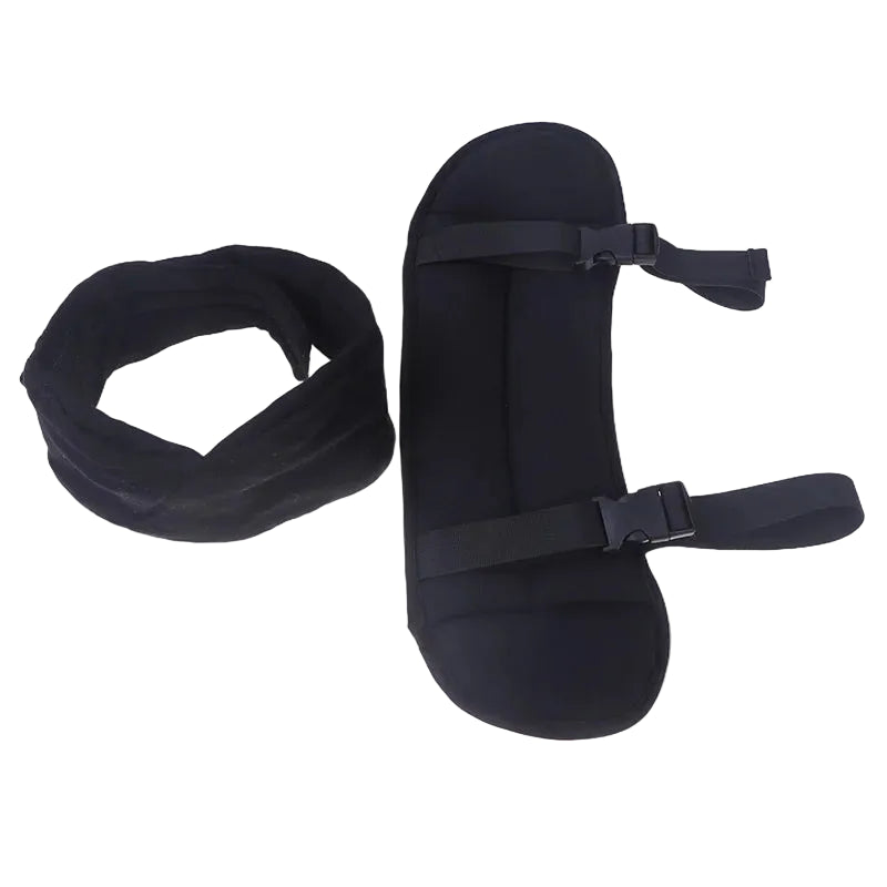 Silkvana Travel Sleep Mask & Neck Support Set – Upright Rest Comfort