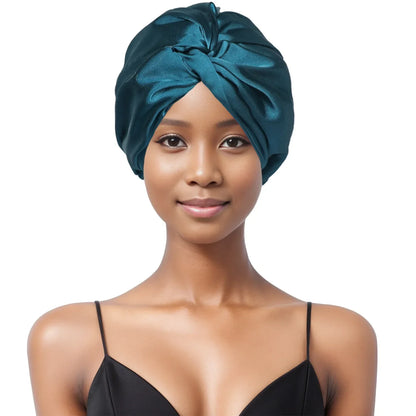 Satin Bonnet – Soft Wide Fit for Colored Hair