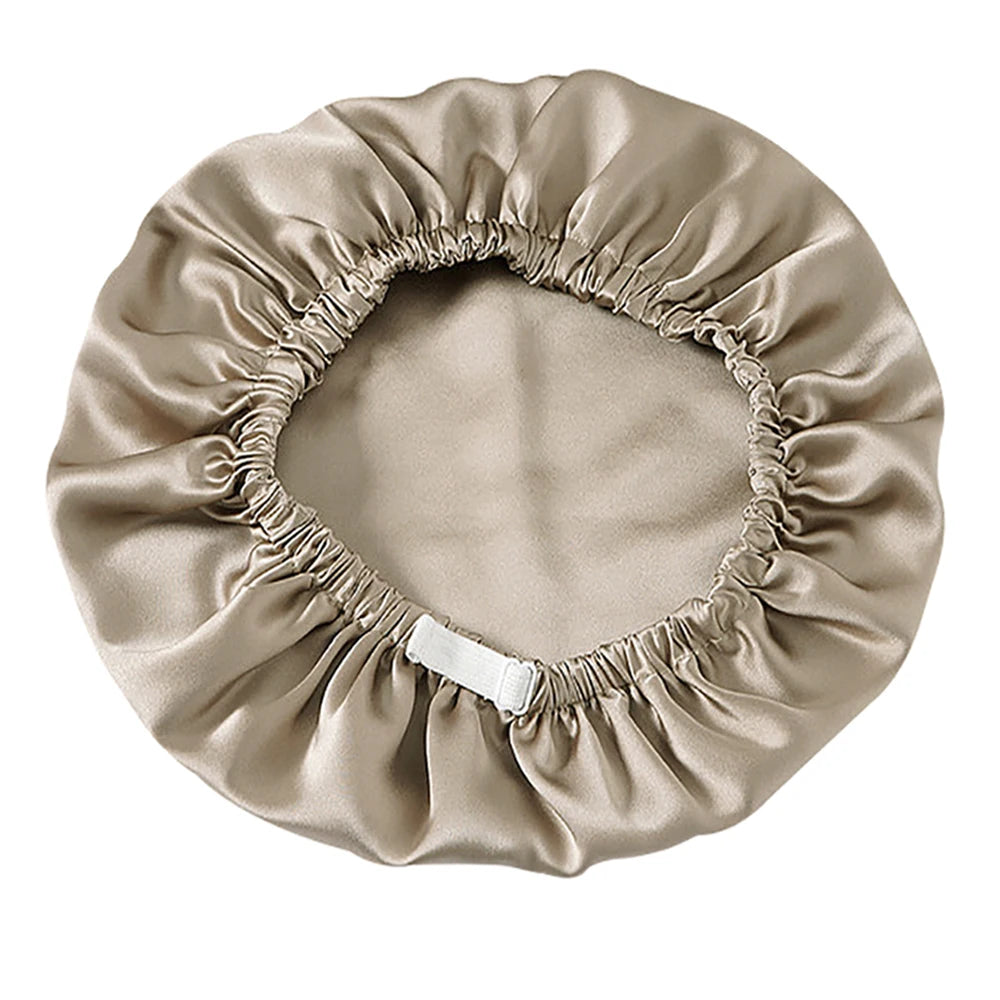 Silkvana 19 momme pure mulberry silk sleeping bonnet for women designed for gentle overnight hair protection