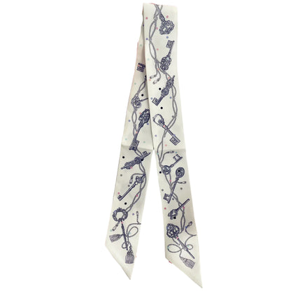 Silk Twilly – 90x5cm Hair & Bag Ribbon