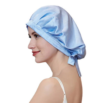 Silk Sleep Cap – Nighttime Hair Shield
