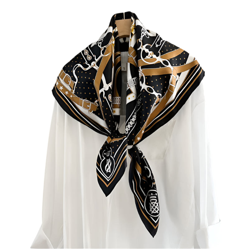 Silk Wrap – Equestrian Chic Style
