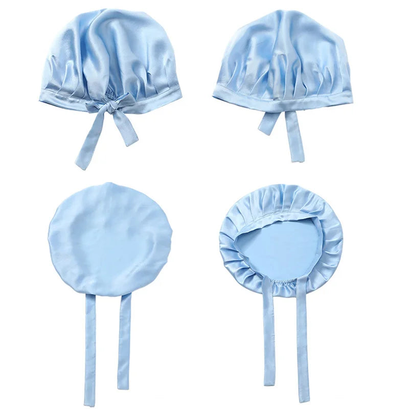 Silk Sleep Cap – Nighttime Hair Shield