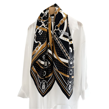 Silk Wrap – Equestrian Chic Style