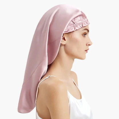 Long Silk Bonnet – For Braids & Volume