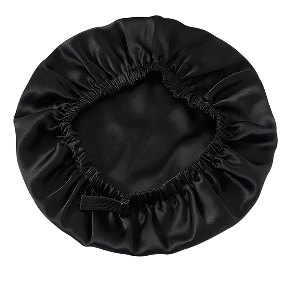 Silkvana 19 momme pure mulberry silk sleeping bonnet for women designed for gentle overnight hair protection