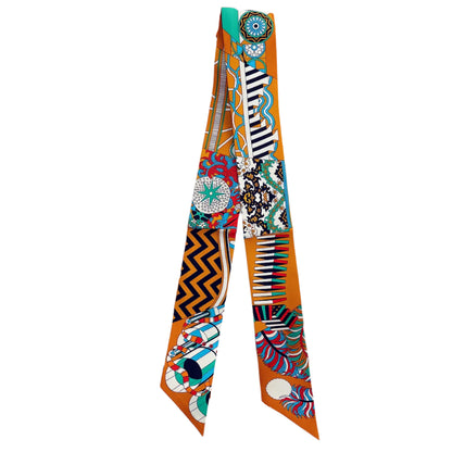 Silk Twilly – 90x5cm Hair & Bag Ribbon