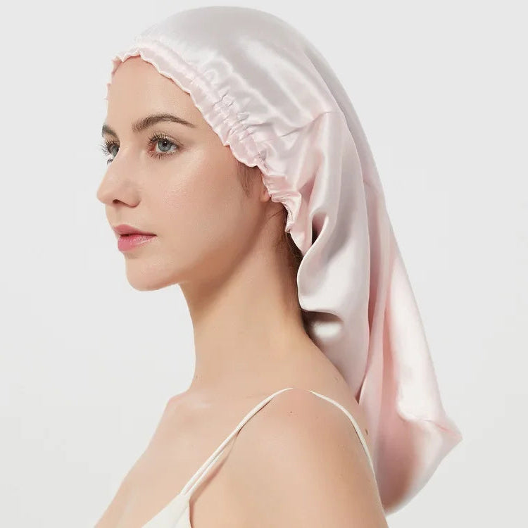 breathable silk hair wrap extended length design