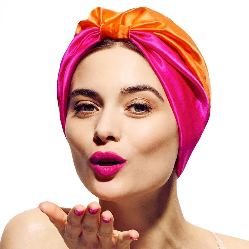 Lightweight satin hair cap with smooth finish for everyday comfort