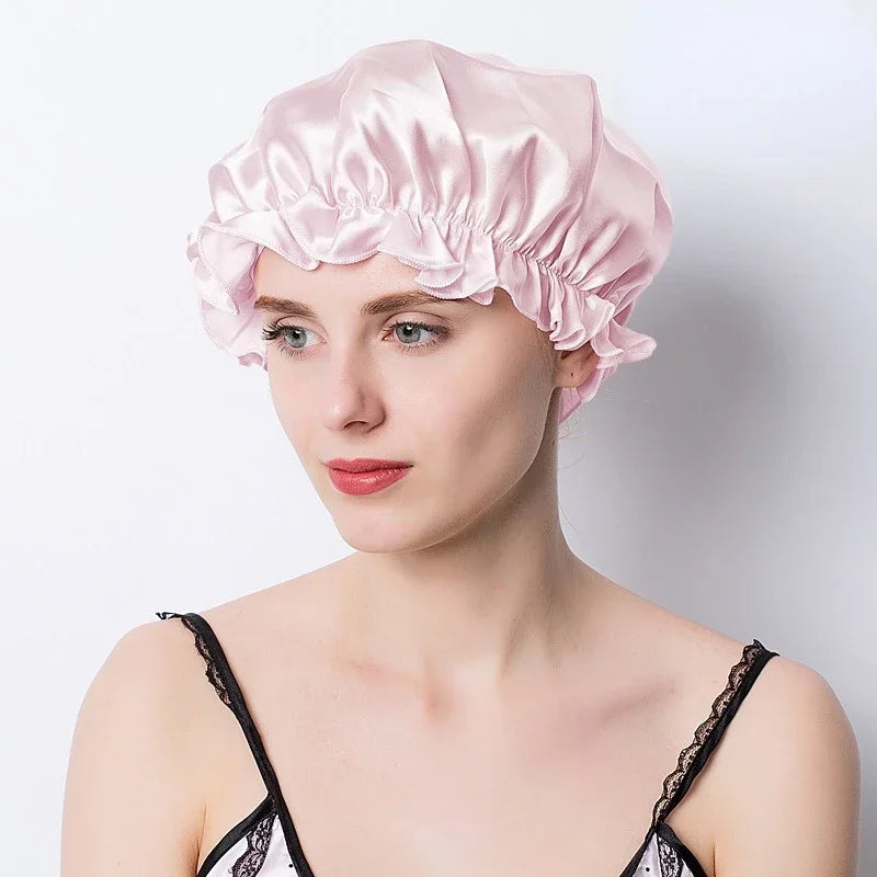 Night Hair Wrap – Silk Sleep Cap for Women