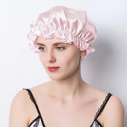 Night Hair Wrap – Silk Sleep Cap for Women