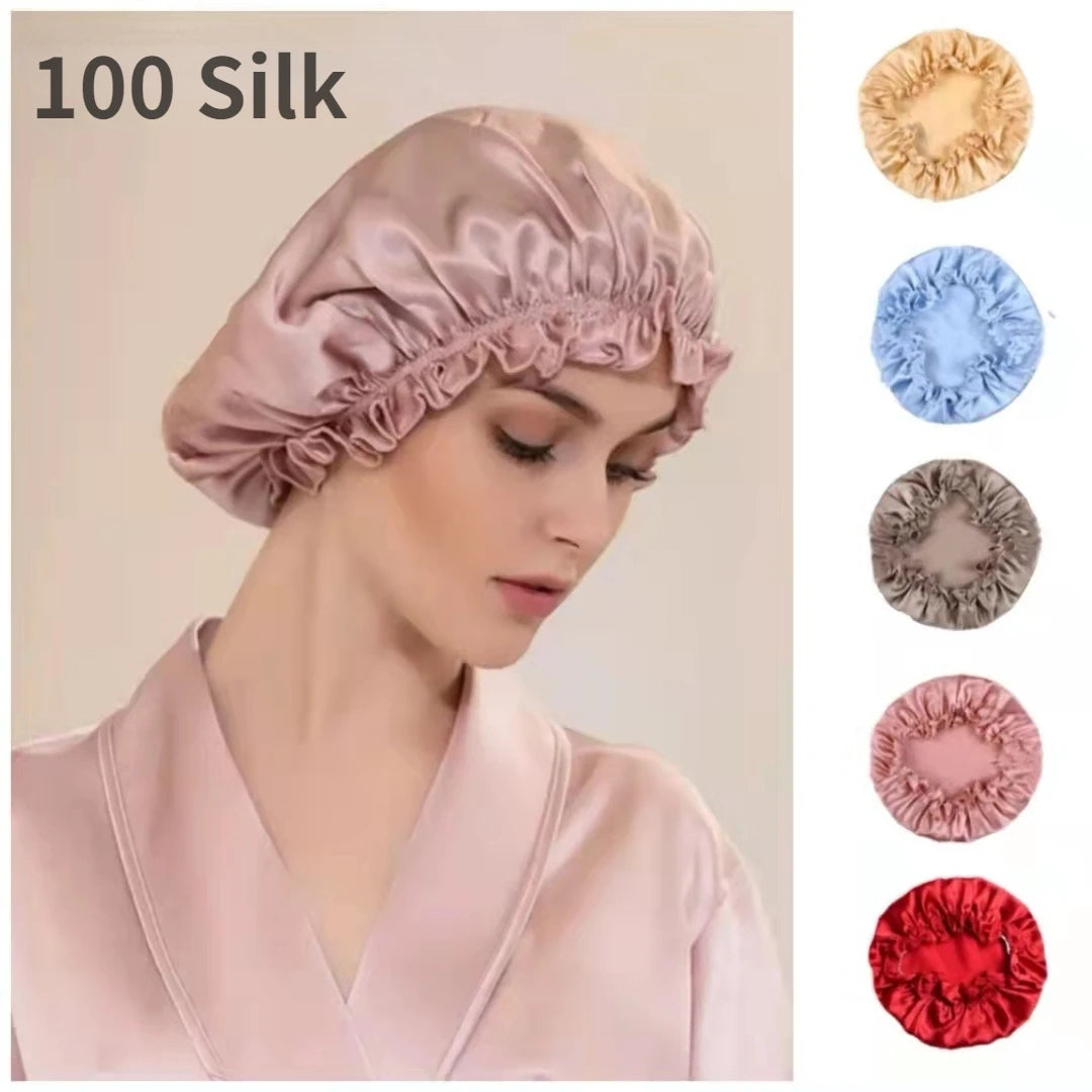 Night Hair Wrap – Silk Sleep Cap for Women