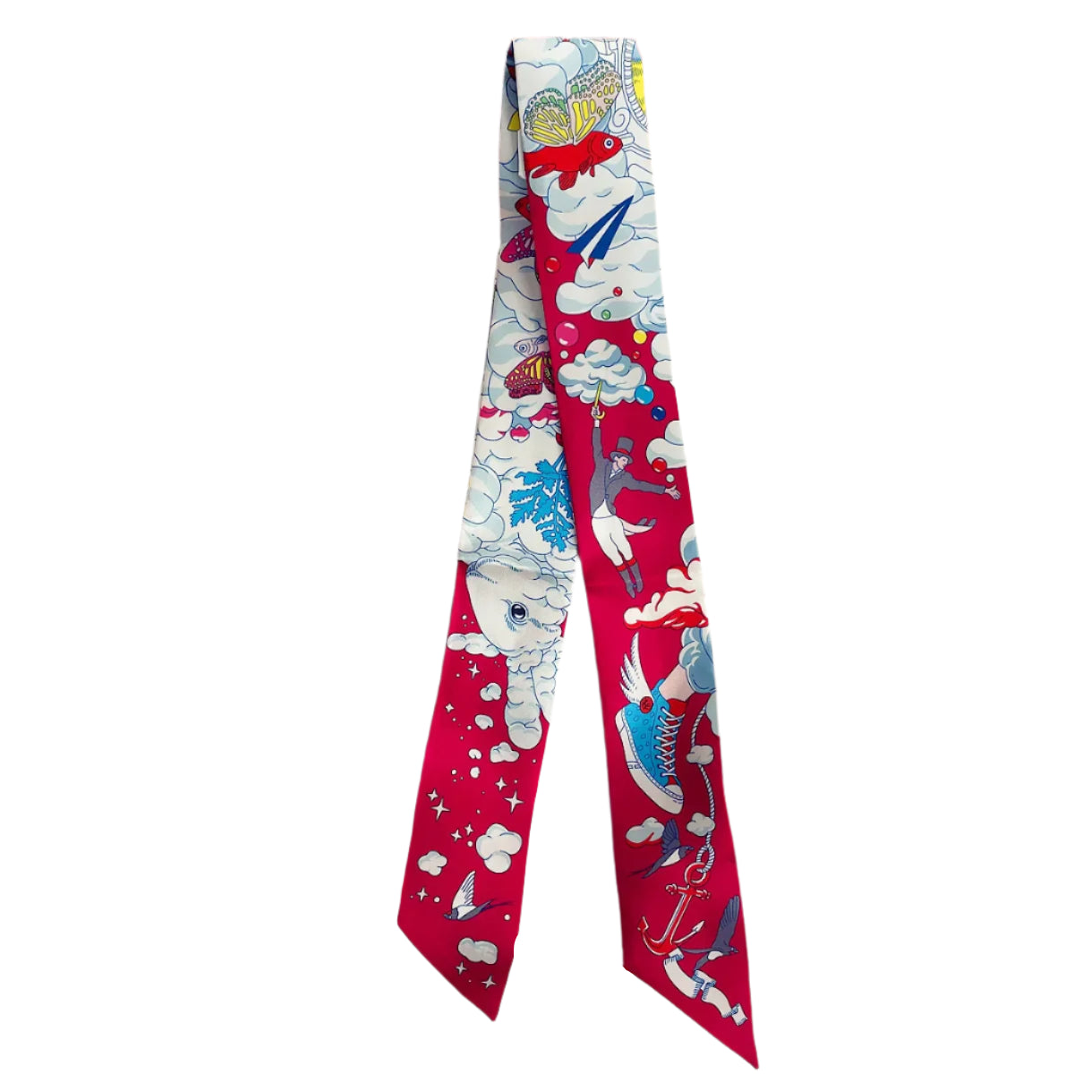 Silk Twilly – 90x5cm Hair & Bag Ribbon
