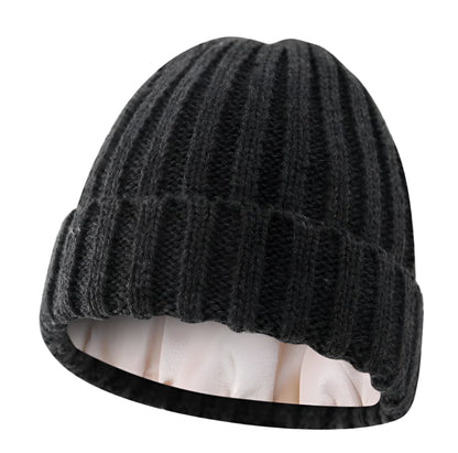 Satin Beanie – Winter Shield for Curls