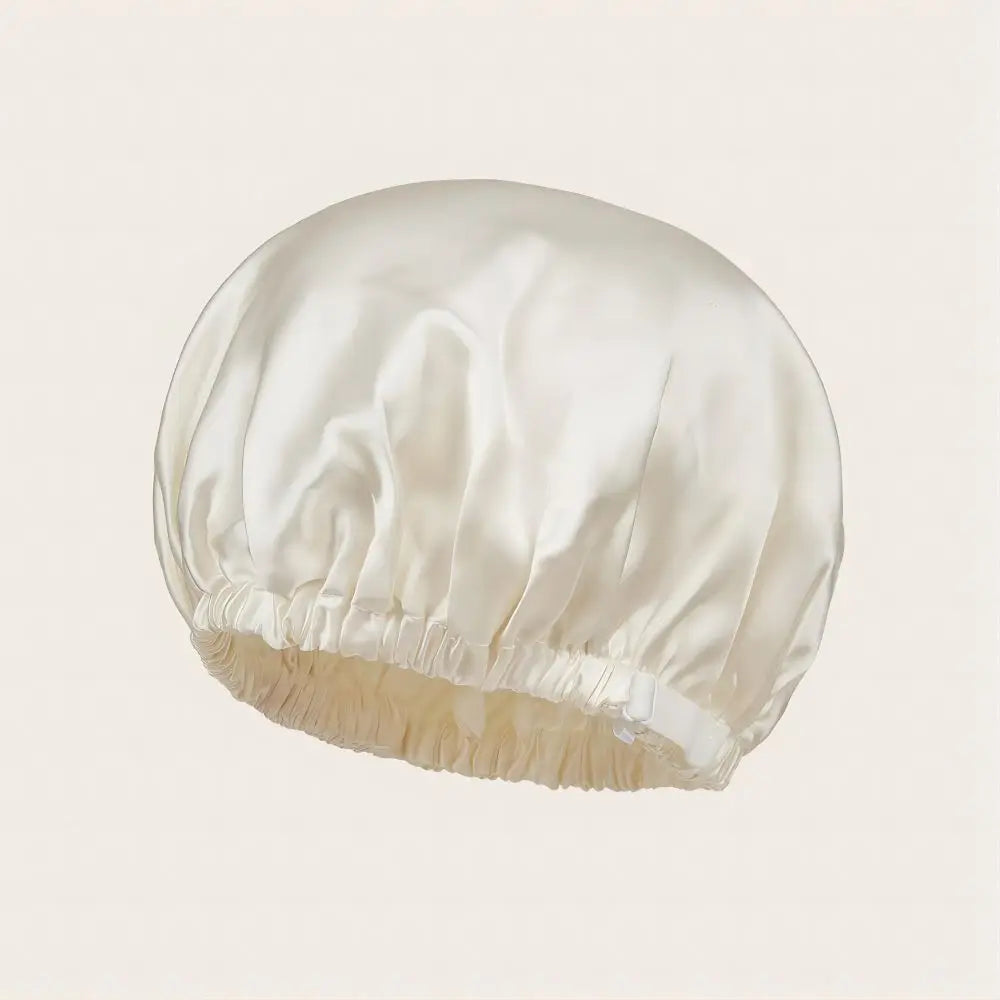 Double Layer Mulberry Silk Bonnet for Sleeping – Frizz & Breakage Protection