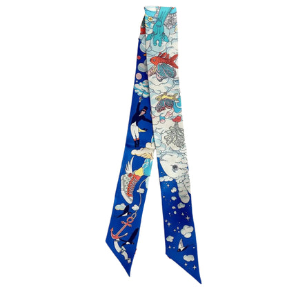 Silk Twilly – 90x5cm Hair & Bag Ribbon