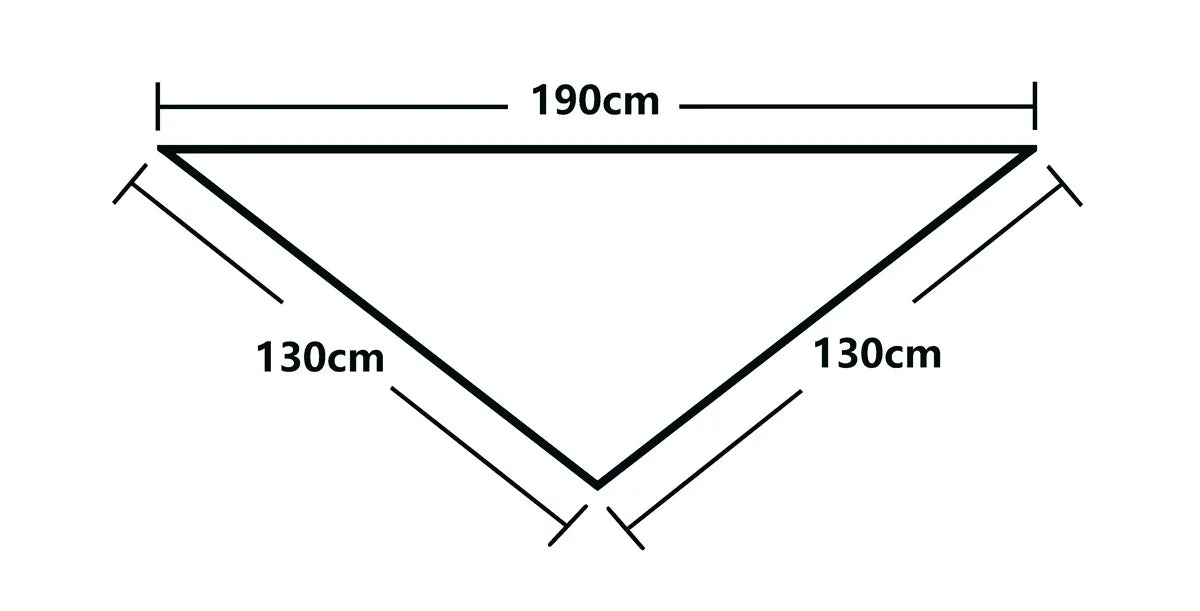 Triangle Wrap – Silk & Cashmere Blend, Oversized Fit