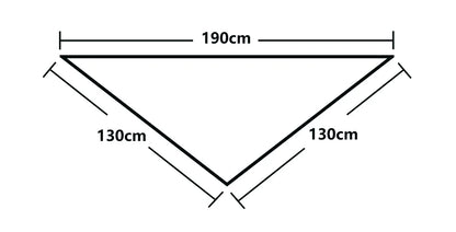 Triangle Wrap – Silk & Cashmere Blend, Oversized Fit