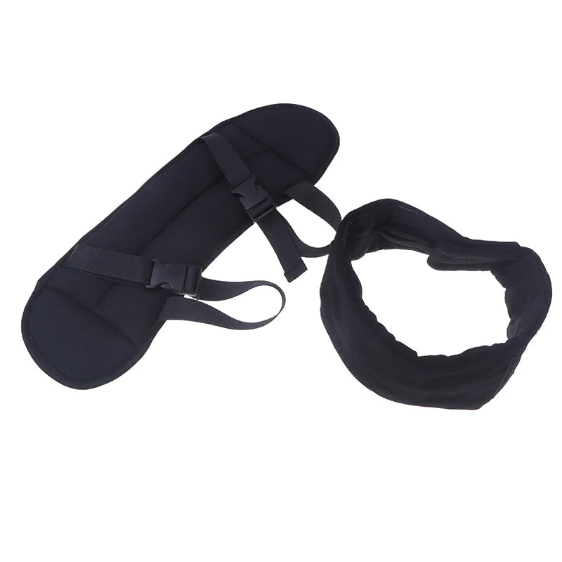 Silkvana Travel Sleep Mask & Neck Support Set – Upright Rest Comfort