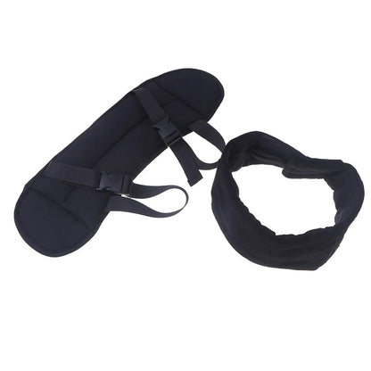 Silkvana Travel Sleep Mask & Neck Support Set – Upright Rest Comfort