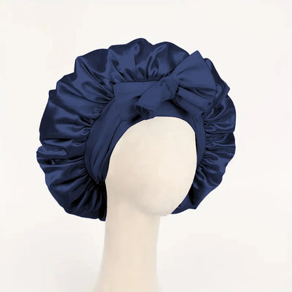 Satin Hair Bonnet for Sleeping – Adjustable Frizz-Free Sleep Cap