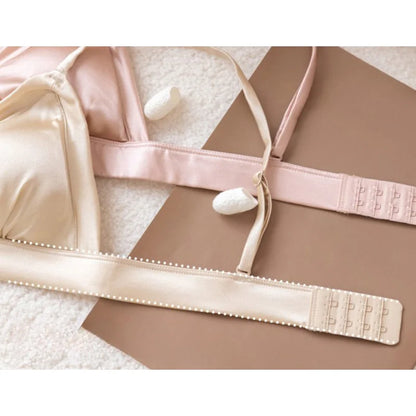 Silk Triangle Bra – Soft & Wireless Fit