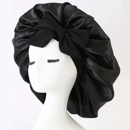 Satin Hair Bonnet for Sleeping – Adjustable Frizz-Free Sleep Cap